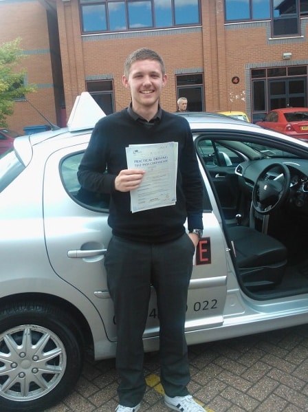 connor passed his driving test