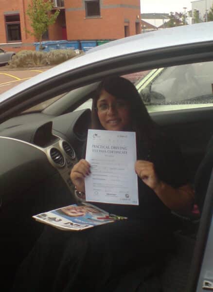 Rahnak passed her test