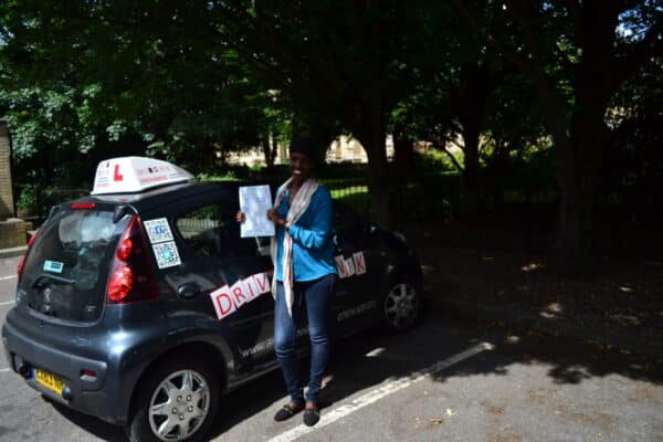 Ayan passed her practical driving test with Drive with Nik
