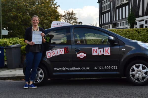 Sara passed her manual practical driving test with Drive with Nik