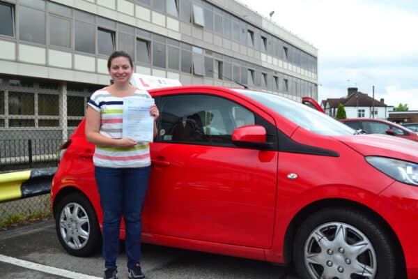 Despina passed her automatic practical driving test first time with Drive with Nik