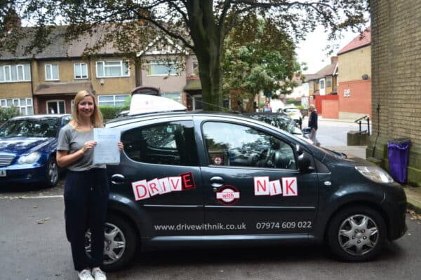 Lucy passed her manual practical driving test first time with Drive with Nik