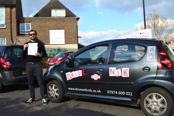 Dan passed his manual practical driving test with Drive with Nik