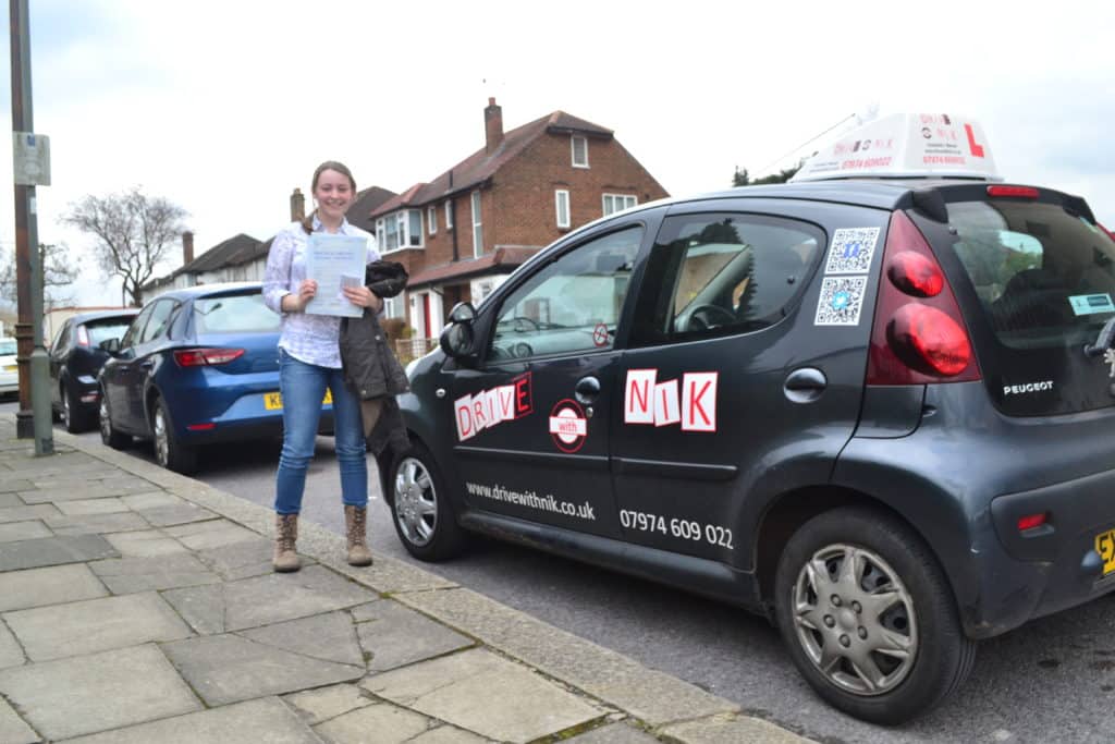 Laura passed her manual practical driving test first time with Drive with Nik