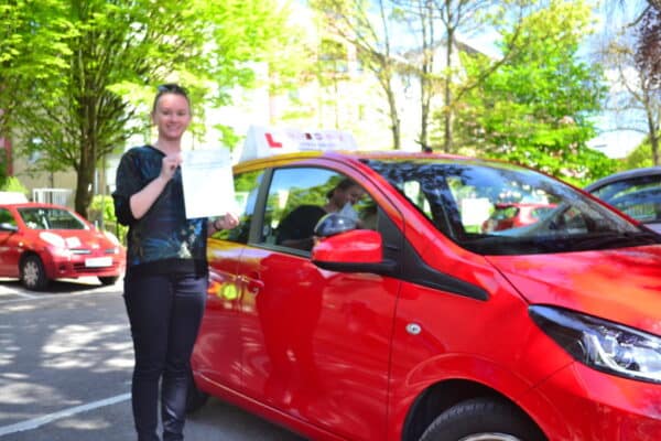 Automatic driving lessons East Finchley Emilia passed her practical driving test first time with Drive with Nik