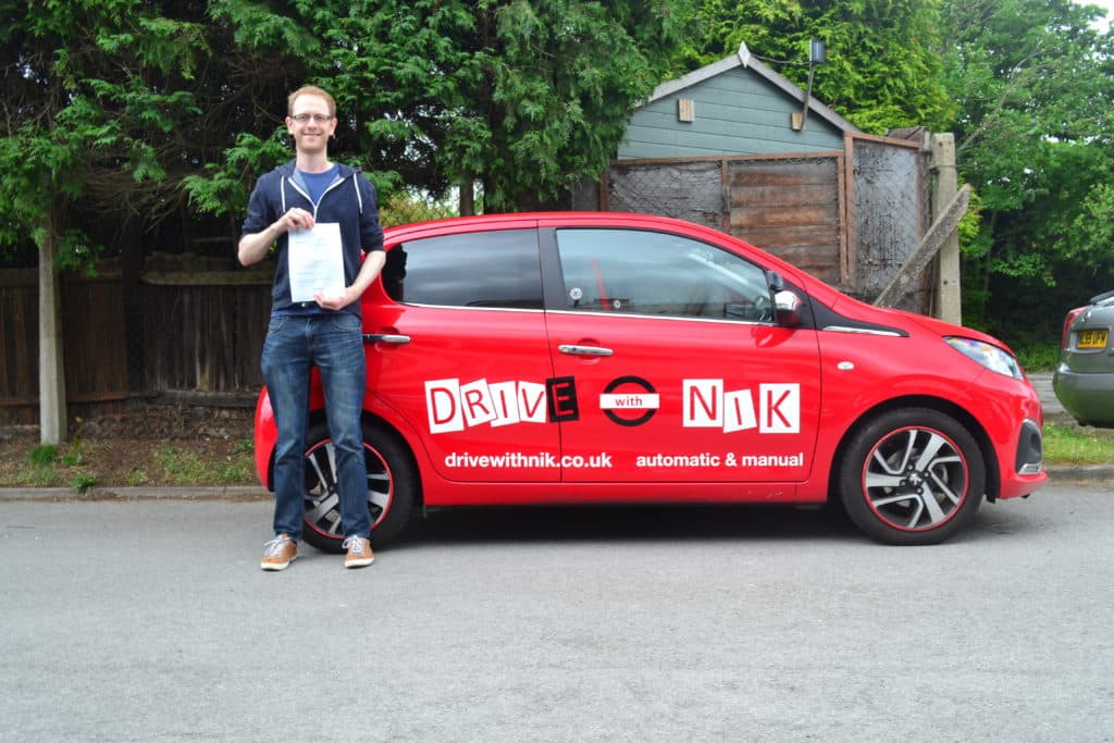 Manual Driving Lessons Wood Green. Phil passed his practical driving test with Drive with Nik.