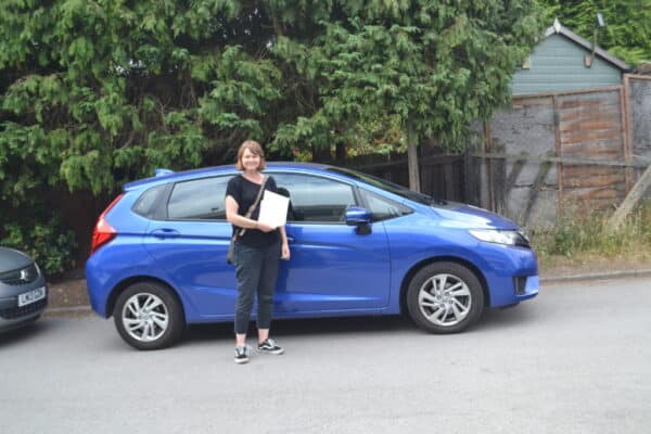 Automatic Driving Lessons Palmers Green. Heather passed with Drive with Nik.