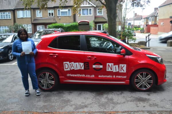 Driving Lessons Edmonton. Tijuana passed first time with Drive with Nik.