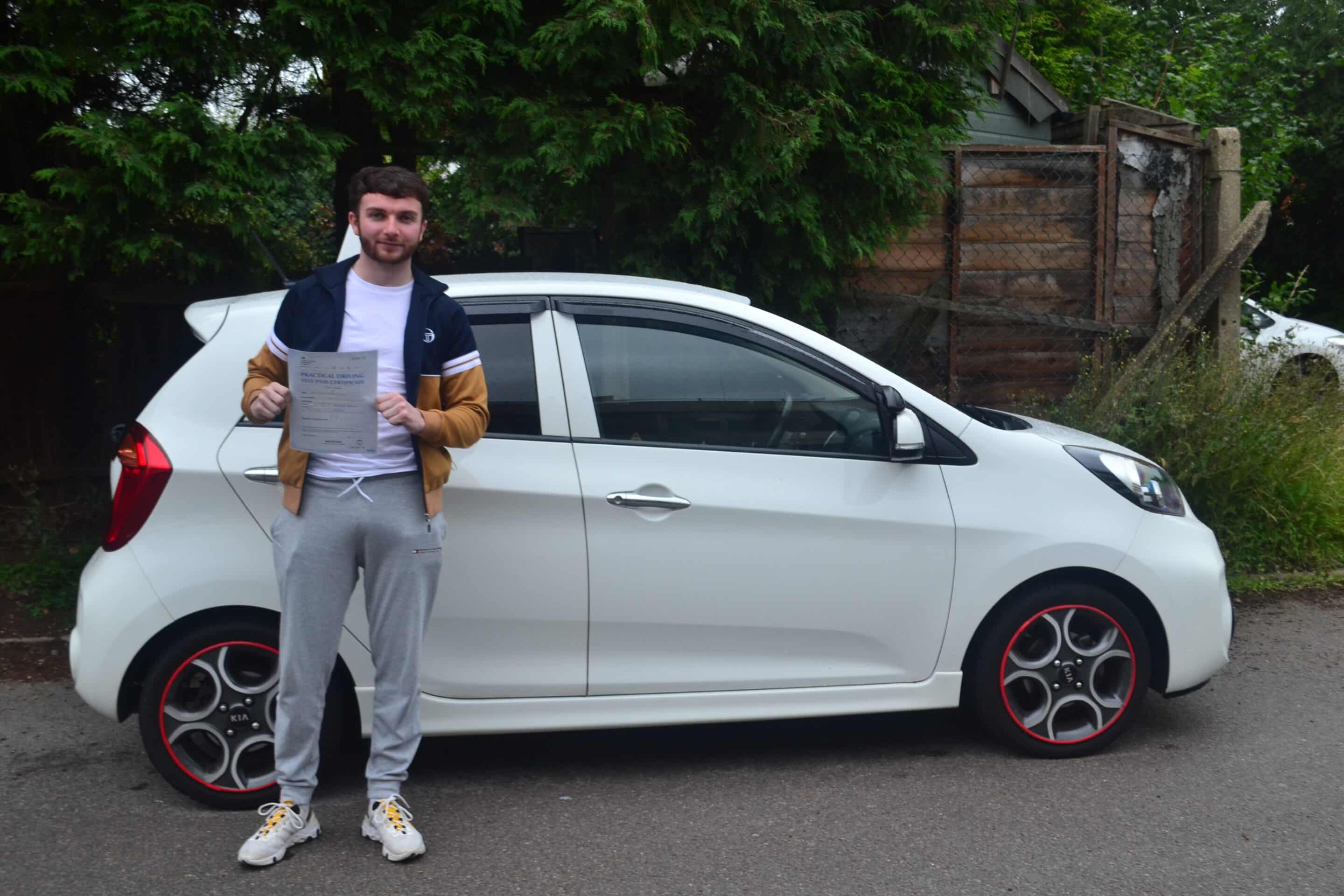 Automatic Driving Lessons Barnet. Tom passed 1st time.