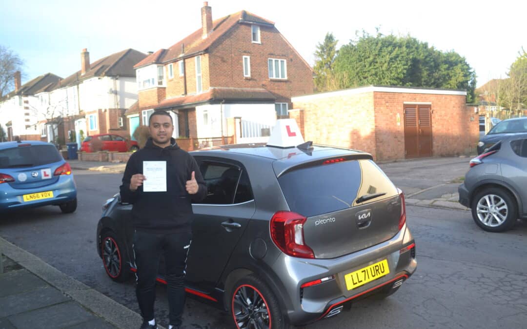 Driving Lessons Bounds Green. Oogesh passed 1st time.