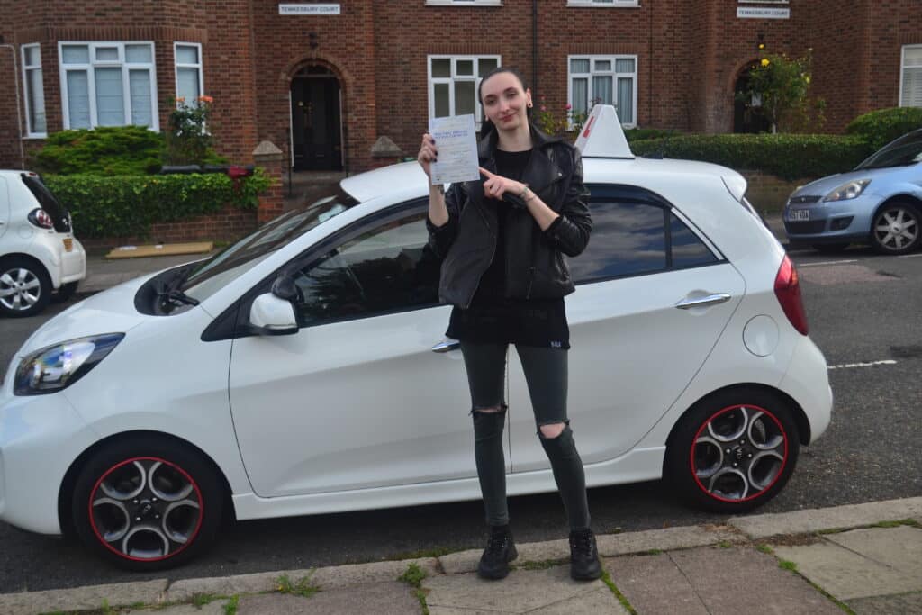 Driving Lessons Bounds Green. Jasmine passed her driving test with Drive with Nik.