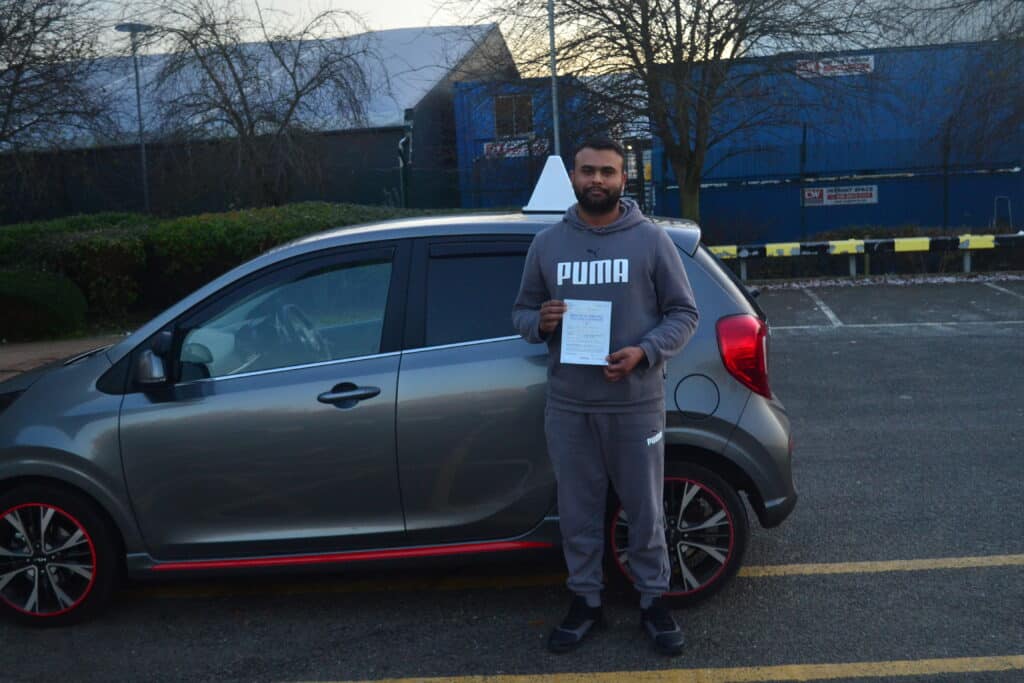 Driving Lessons Bounds Green. Syed passed his driving test at the first attempt with Drive with Nik.