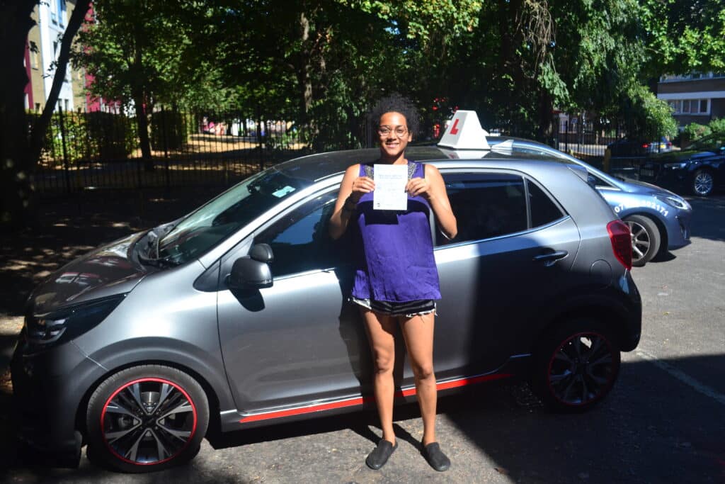 Driving Lessons Bounds Green. Sarah passed her driving test first time with Drive with Nik.