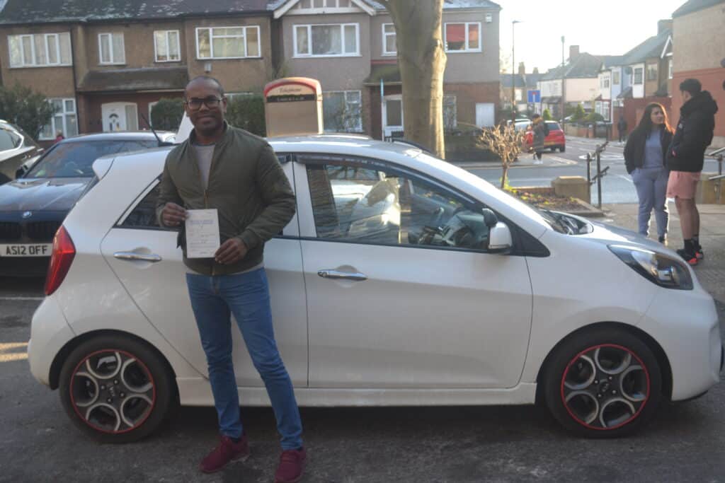 Driving Lessons Bounds Green. Dharmdeo passed his practical driving test at the first attempt with Drive with Nik.