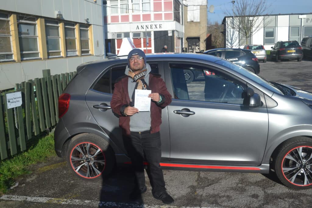 Driving Lessons Southgate. Nazif passed his practical driving test at the first attempt with Drive with Nik.