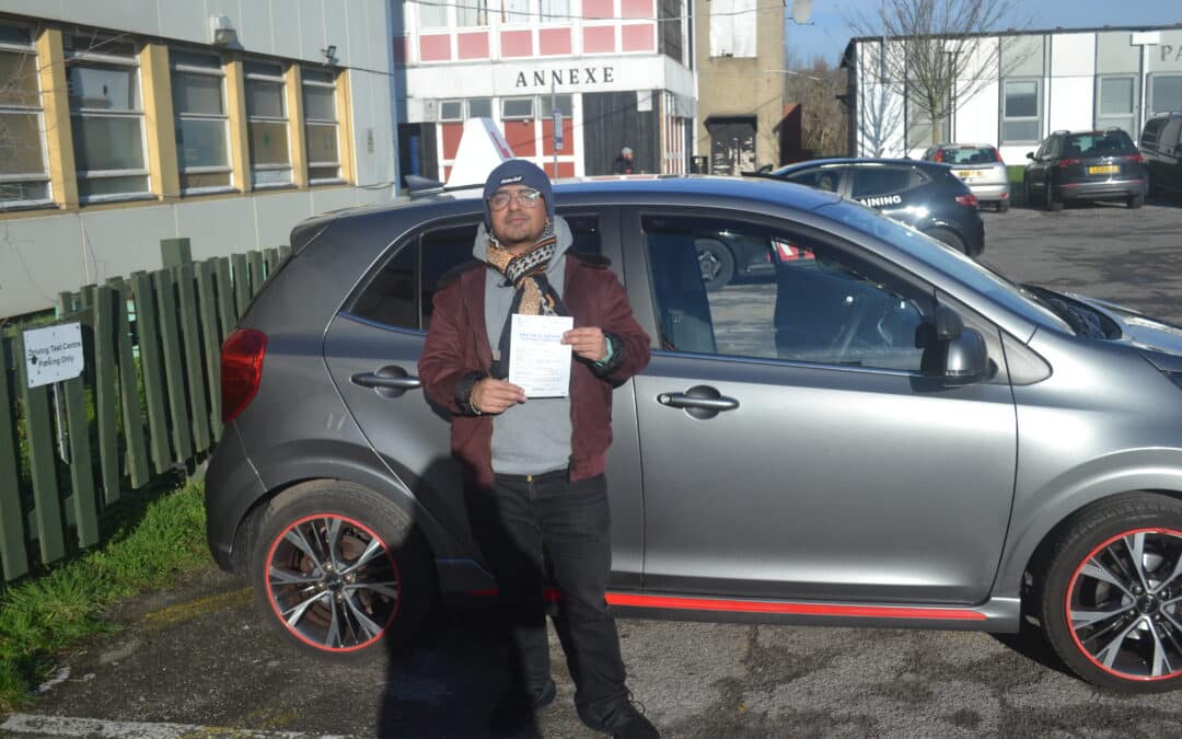 Driving Lessons Southgate. Nazif passed his practical driving test at the first attempt with Drive with Nik.