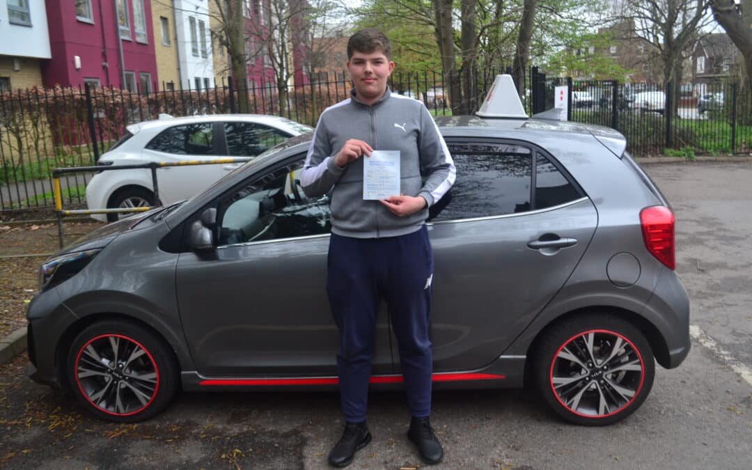 Driving Lessons New Southgate. Nikita passed his practical driving test with Drive with Nik.