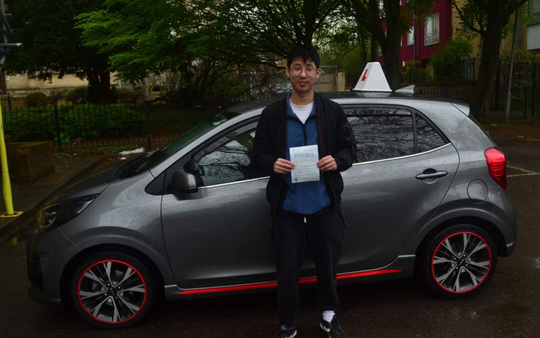 Driving Lessons Bounds Green. Henry passed 1st time.