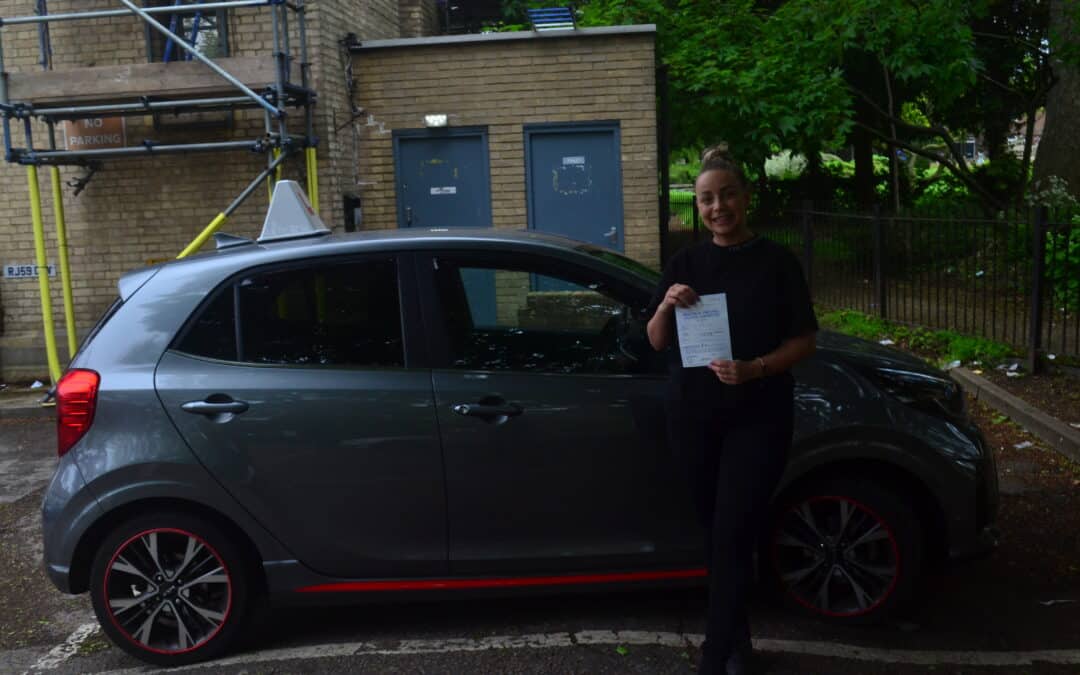 Driving Lessons Palmers Green. Annie passed her practical driving test with Drive with Nik.