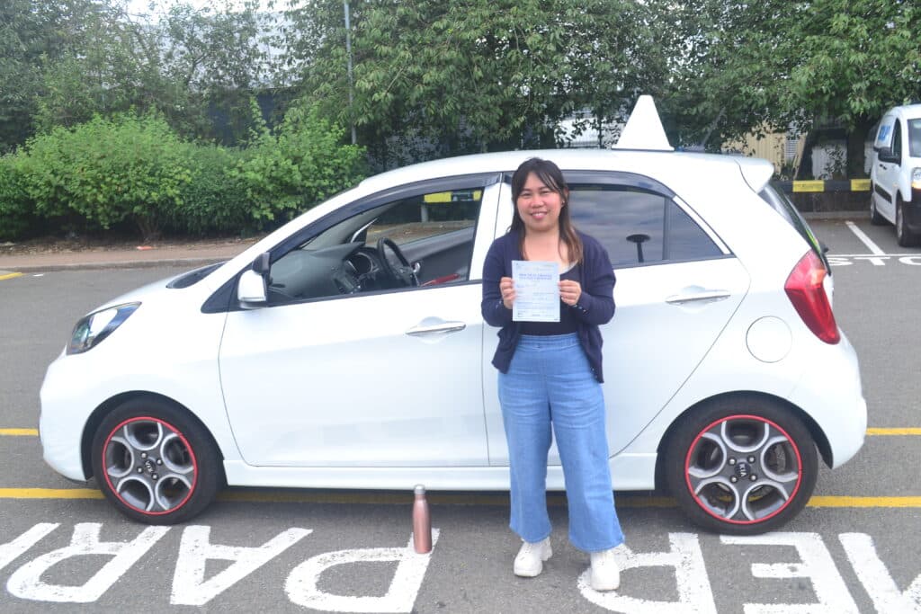 Driving Lessons Enfield. Gellie passed her driving test first time with drive with nik.