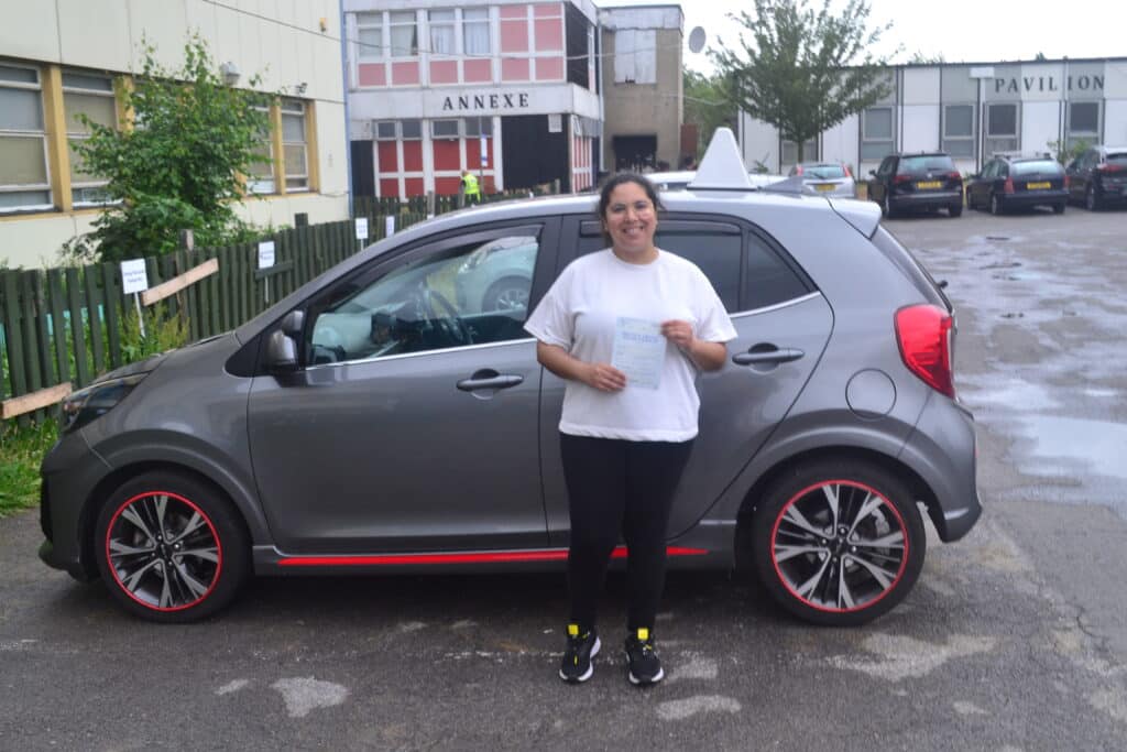 Driving Lessons Bounds Green. Sara passed first time with Drive with Nik.