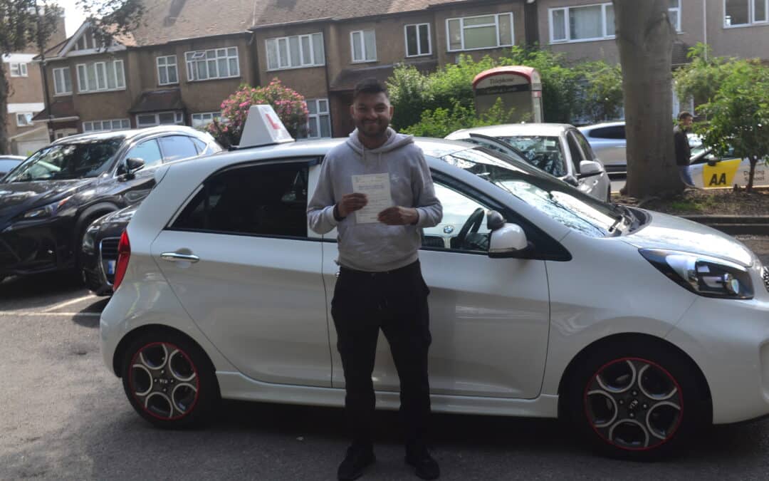 Driving Lessons New Southgate. Ifran passed 1st time.