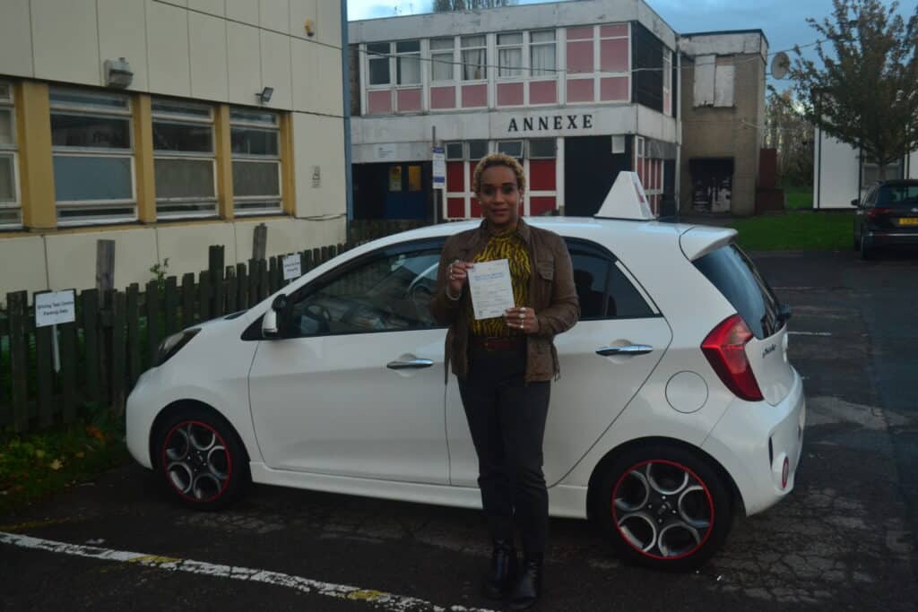 Driving Lessons new Southgate. Sienna passed her automatic driving test with Drive with Nik.