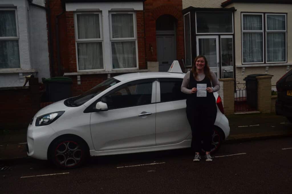 Driving Lessons Bounds Green. Anna passed her driving test first time with drive with Nik.