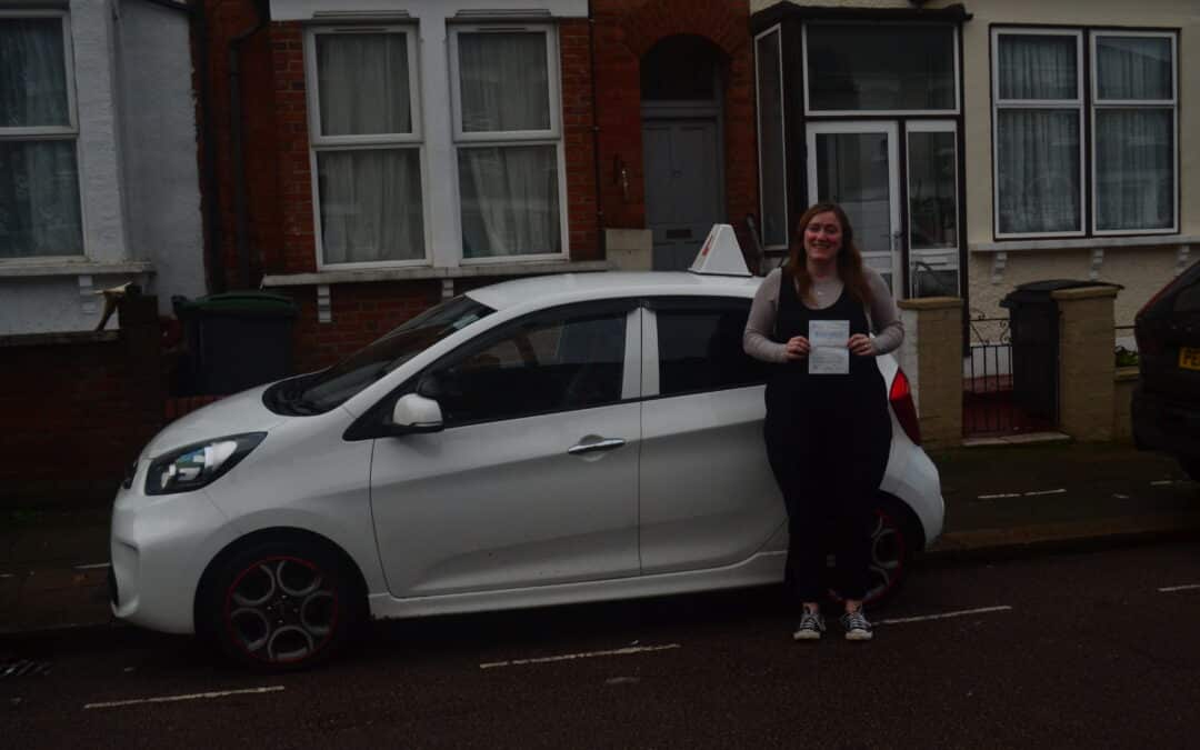 Driving Lessons Bounds Green. Anna passed her driving test first time with drive with Nik.