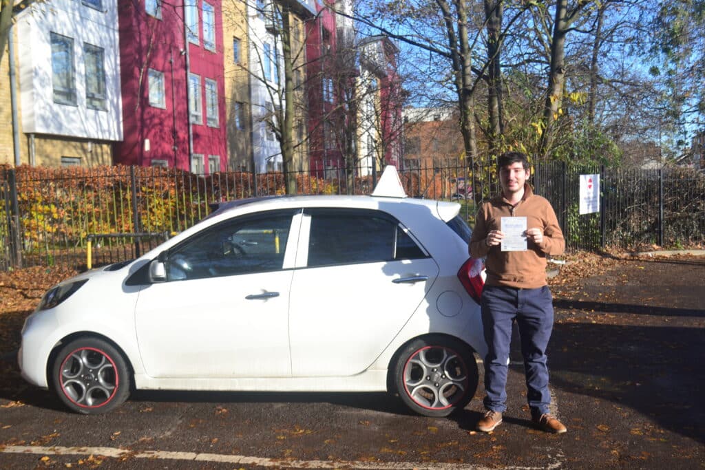 Driving Lessons Friern Barnet. Luyben passed his automatic driving test first time with Drive with Nik.