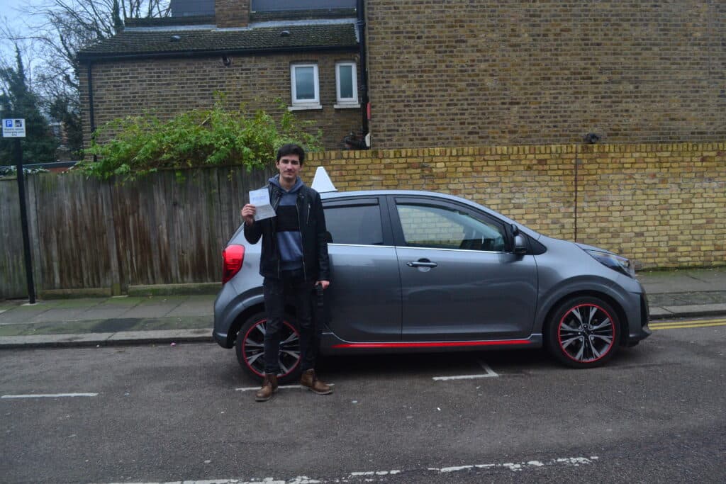 Driving Lessons North London. Laszlo passed his driving test with Drive with Nik.