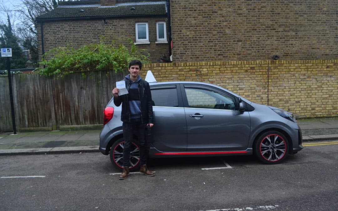Driving Lessons North London. Laszlo passed his driving test with Drive with Nik.