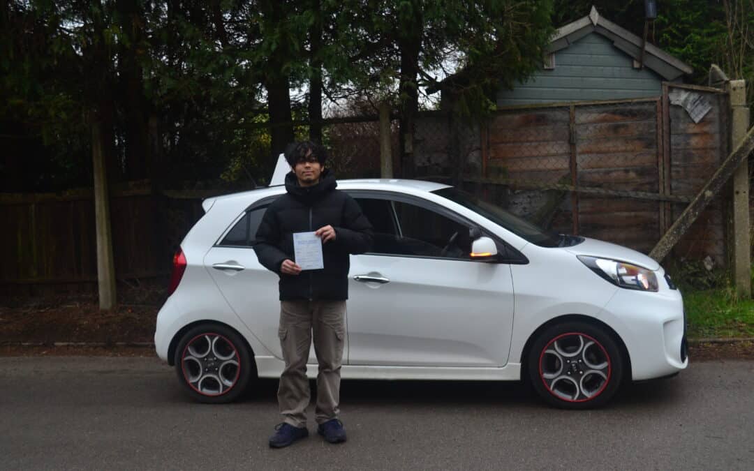 Automatic driving lessons north London. Rish passed his driving test with drive with Nik.