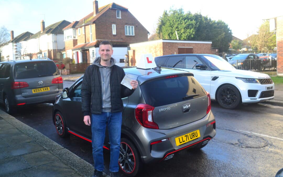 Driving Lessons Arnos Grove. Yauhen passed 1st time.