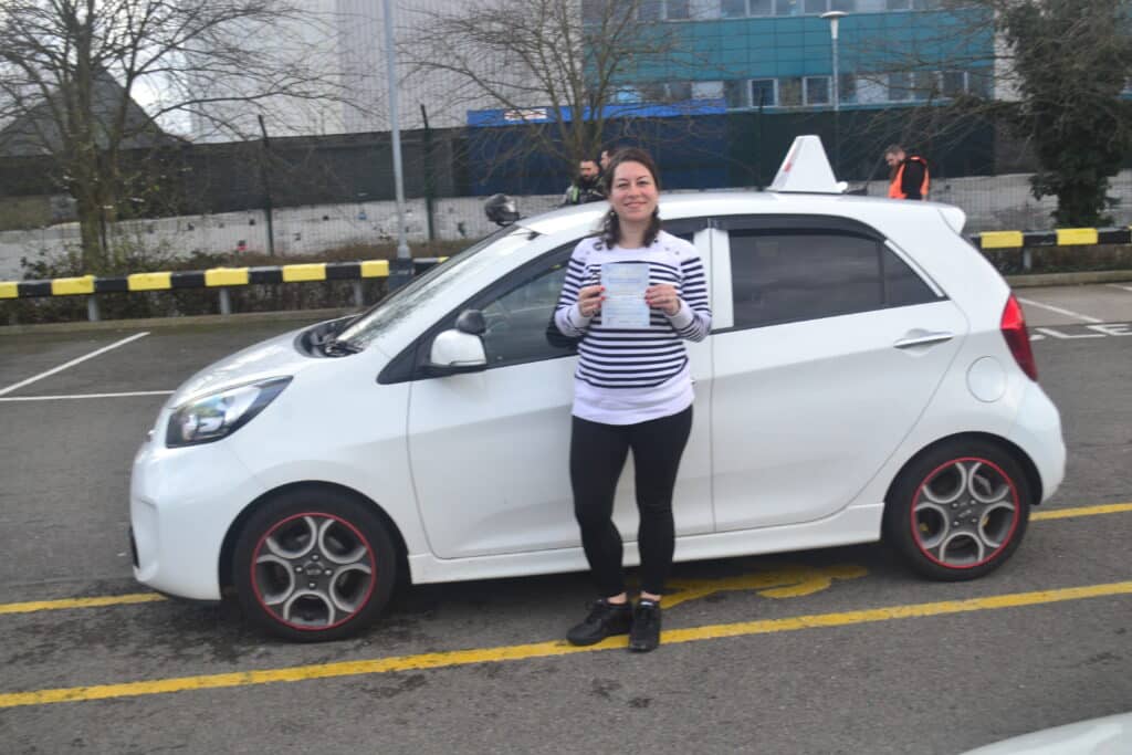 Driving Lessons Winchmore Hill. Ece passed her driving test first time with Drive with Nik.