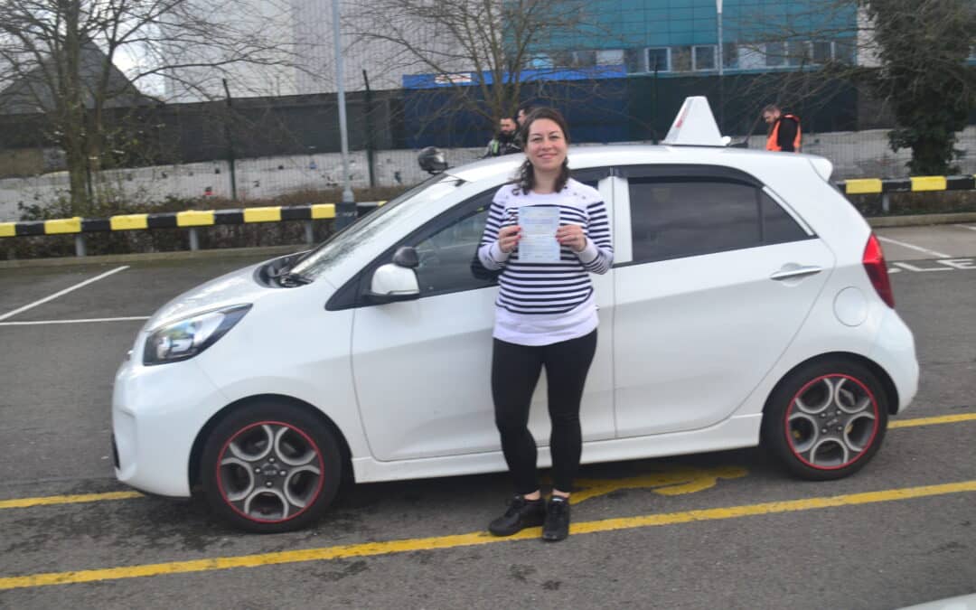 Driving Lessons Winchmore Hill. Ece passed her driving test first time with Drive with Nik.