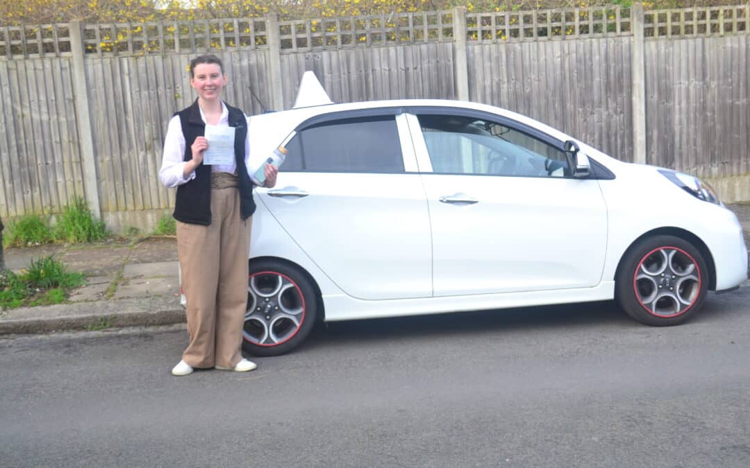 Driving Lessons Bowes Park. Kirsten passed 1st time.