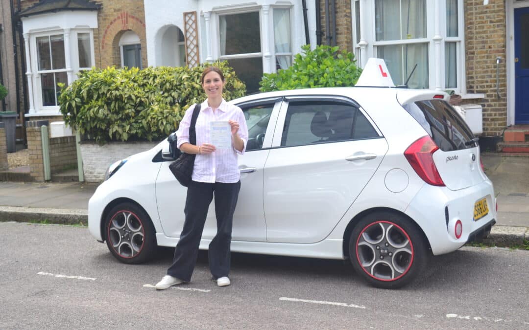 Driving Lessons Bowes Park. Sophie passed her driving test first time with Drive with Nik