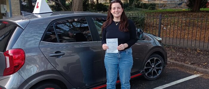 Driving Lessons Bounds Green. Elaine passed first time with drive with Nik.
