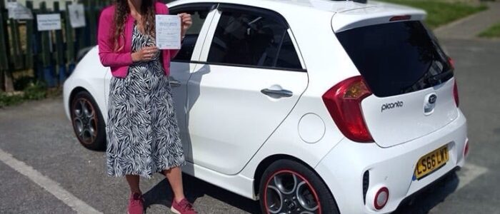 Driving Lessons Bounds Green. Macarena passed her driving test with Drive with Nik.